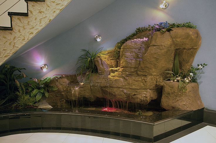 Fountain with Evening Illumination