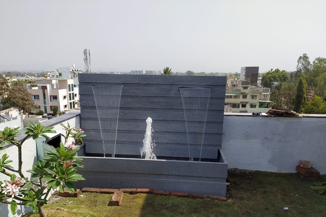 3-TIER WINGED HORSES STATUE FOUNTAIN